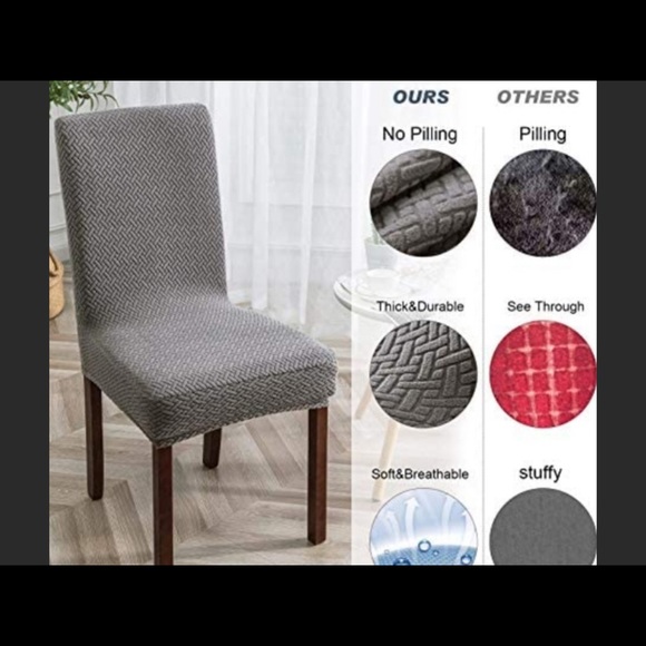 🍋 gray chair cover $6 or 3/$10 - Picture 5 of 6